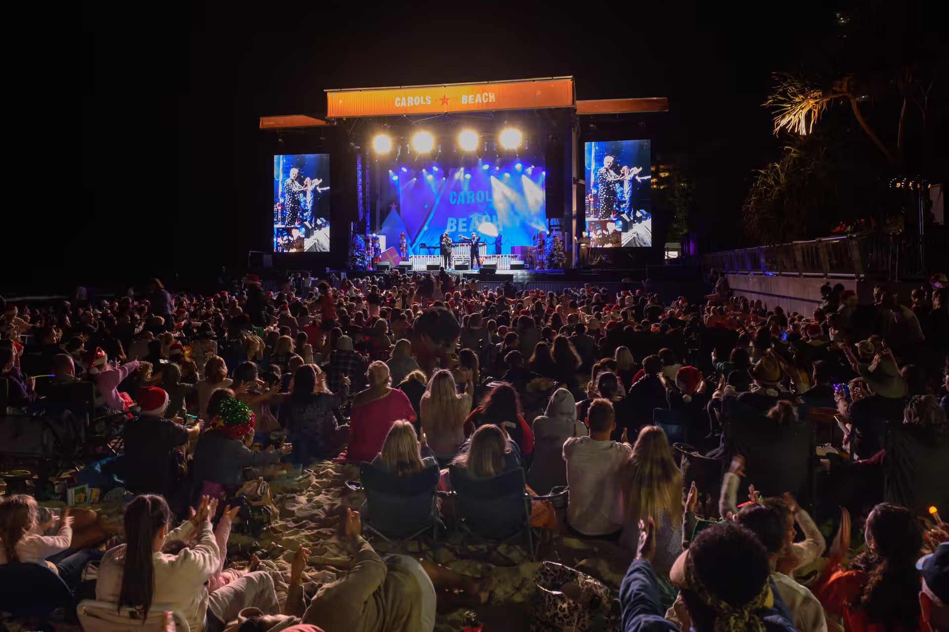 Large outdoor corporate event